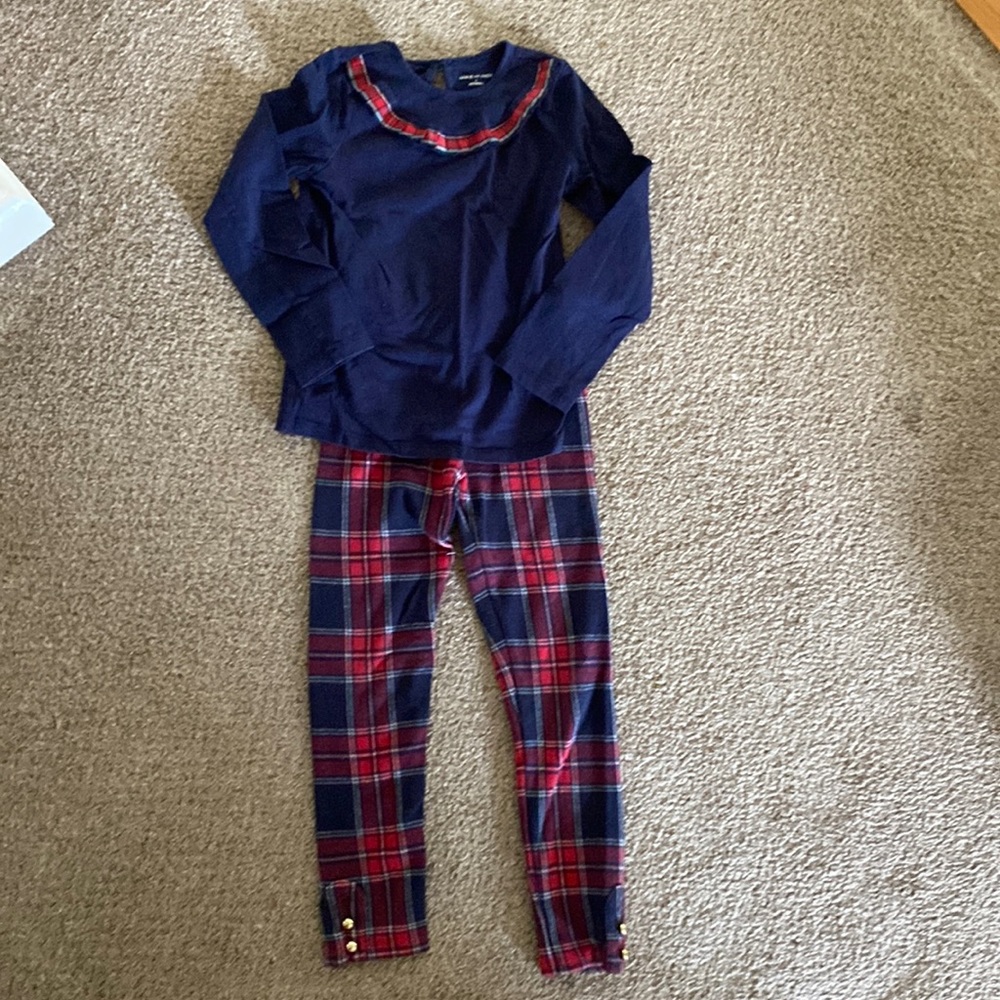 Janie & Jack Red & Blue outfit